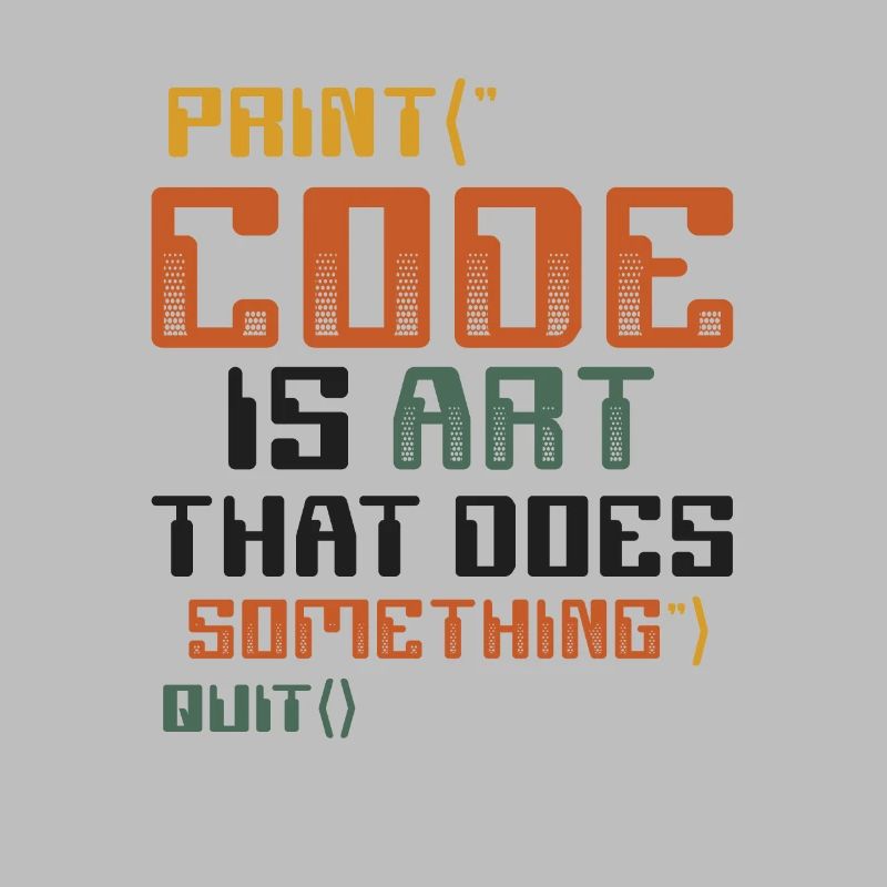 Code Ist Eine Kunst, Die Etwas Tut, Programmierung