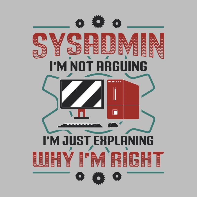 sysadmin, I'll explain why I'm the right one