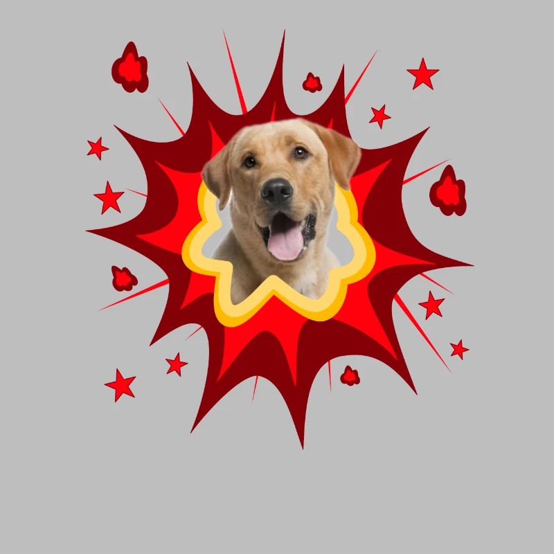 Comic Hund Design - Pow - Labrador Retriever