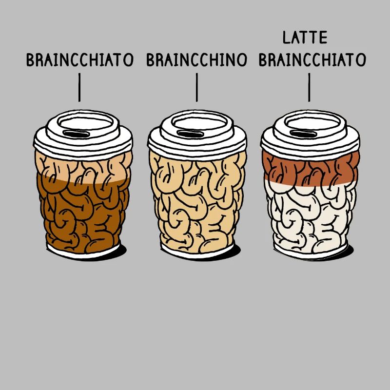 Brain mug coffees gift