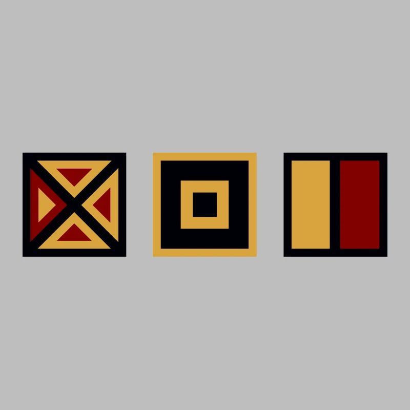 Abstract, geometric pattern