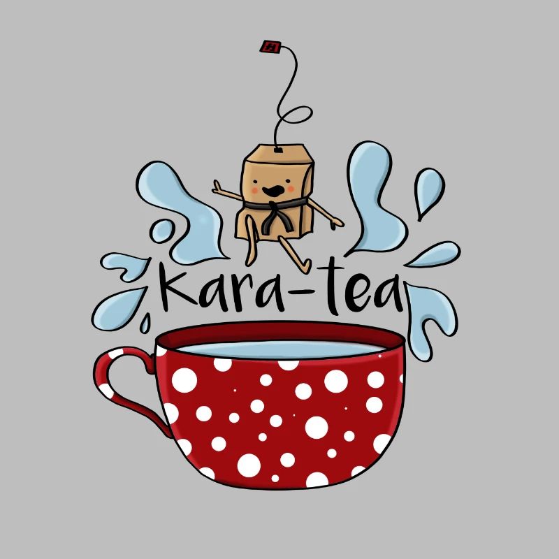 Karatea Karate Teebeutel Geschenk Verheiratet Teebeutel