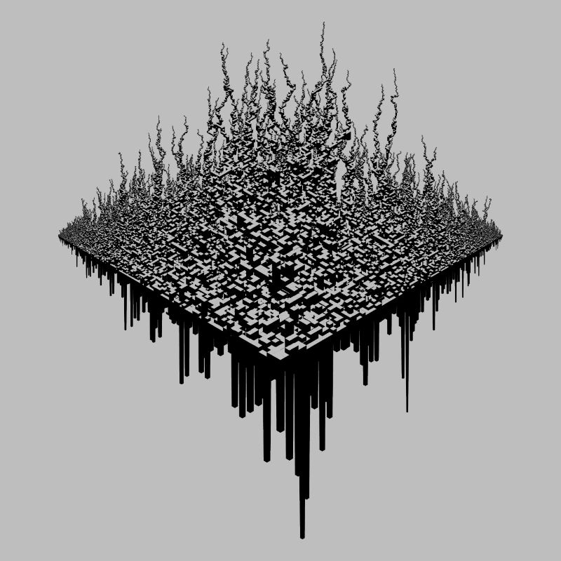 Techno Cube Abstract Art