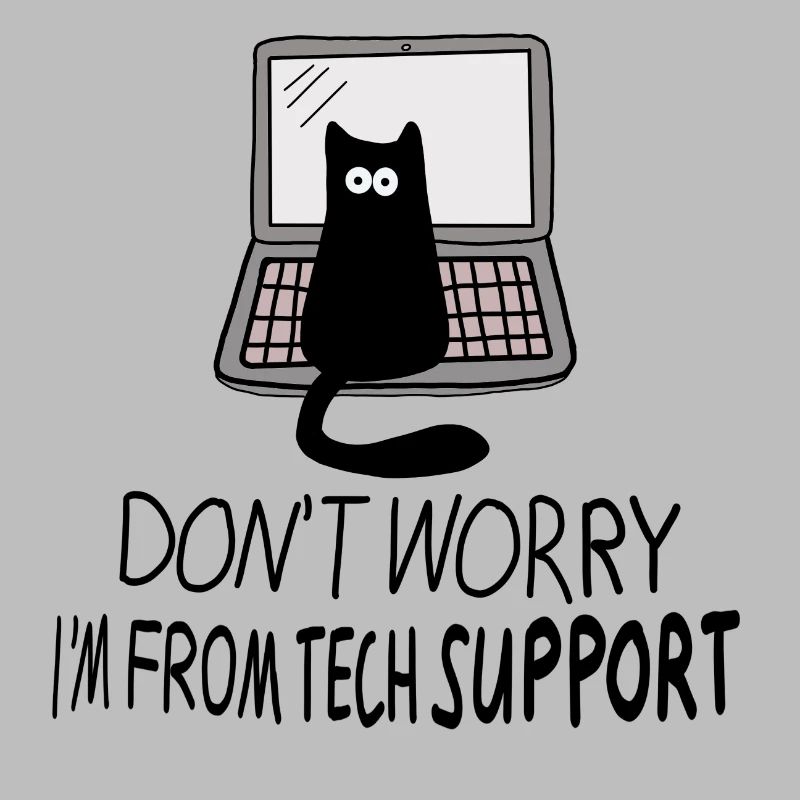 Tech Support Katze