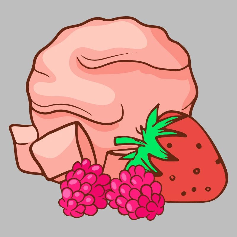 Eis Speiseeis Eiskrem Eiscreme Erdbeeren Himnbeere