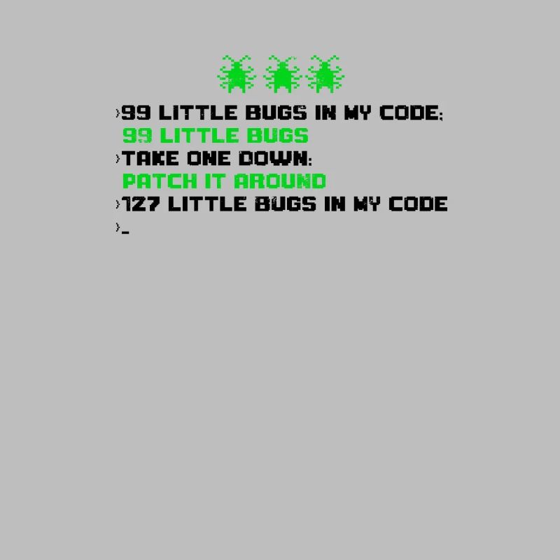 99 petits bugs dans mon code 99 petits bus en prendre un