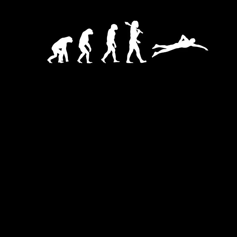 Swimming Evolution Great Tee Shirt