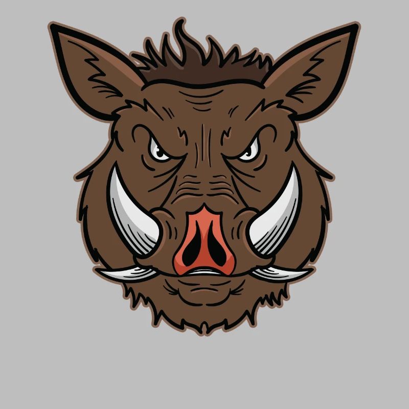 Warthog Face Graphic Comic Cool Cadeau