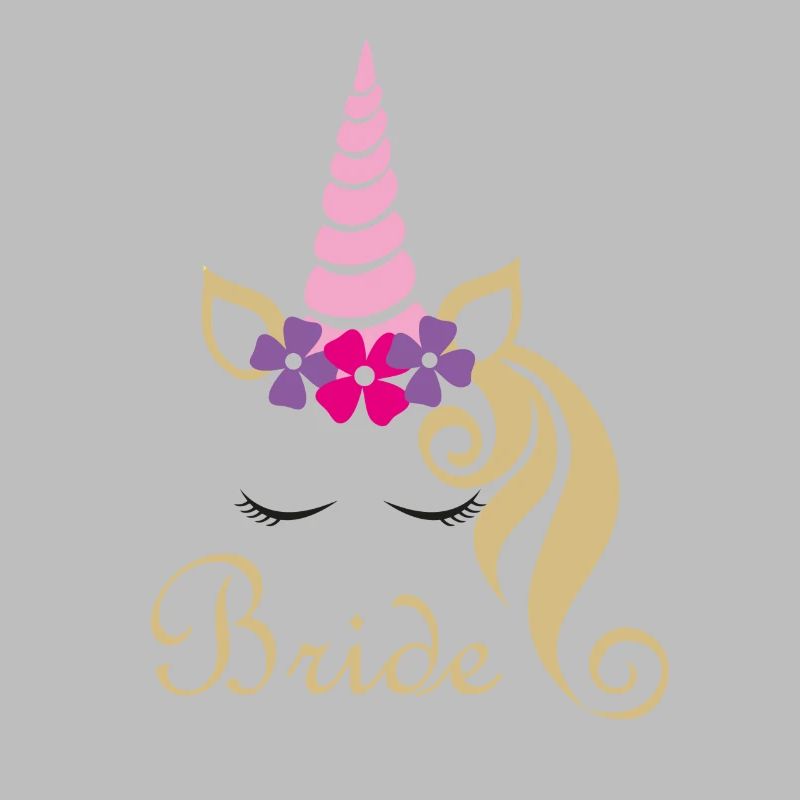Bride Braut Einhorn Geschenkidee