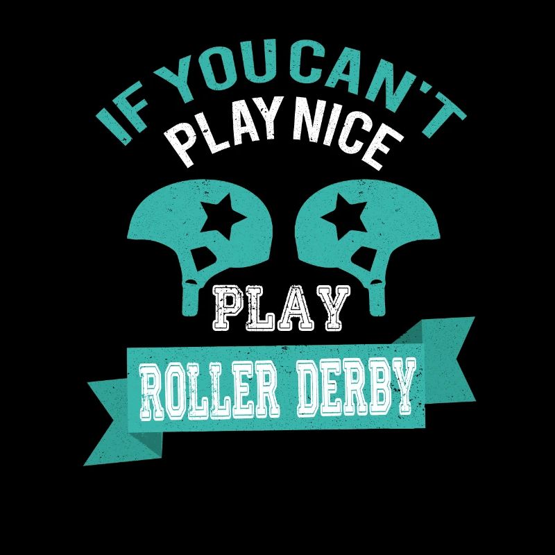 Funny Roller Derby play nice gift