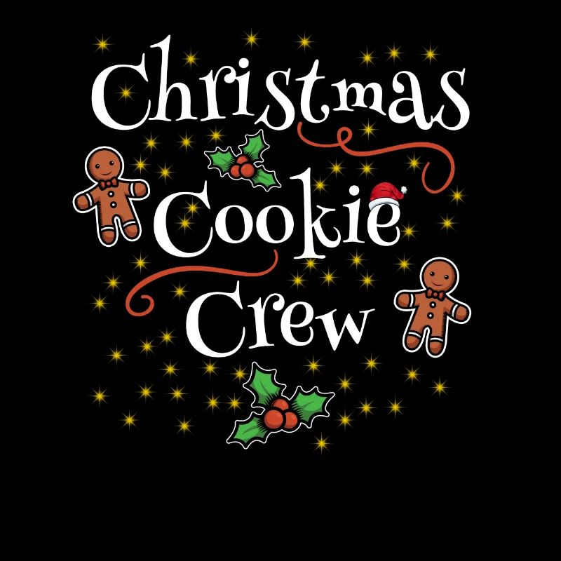 Équipe de biscuits de Noël préparant des biscuits de Noël