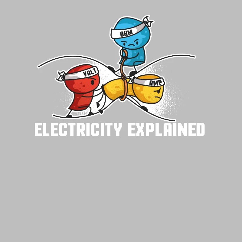 Electricity Explained Physik | Funny Lehrer Nerd