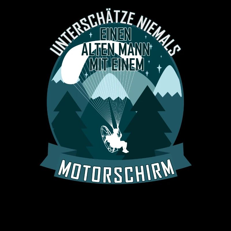 Never underestimate an old man paramotor