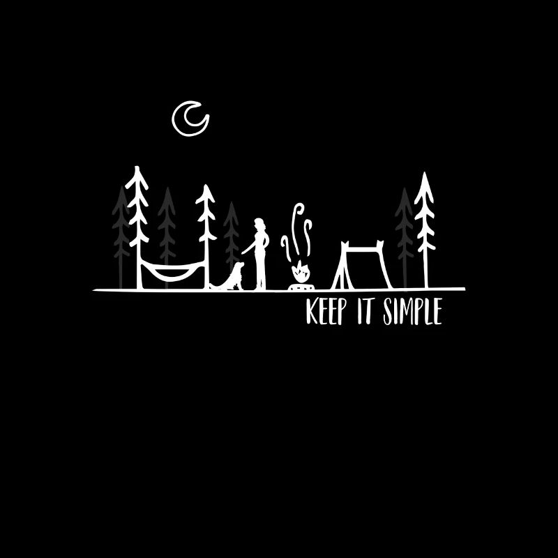 Keep it Simple Camping Camping Cadeau