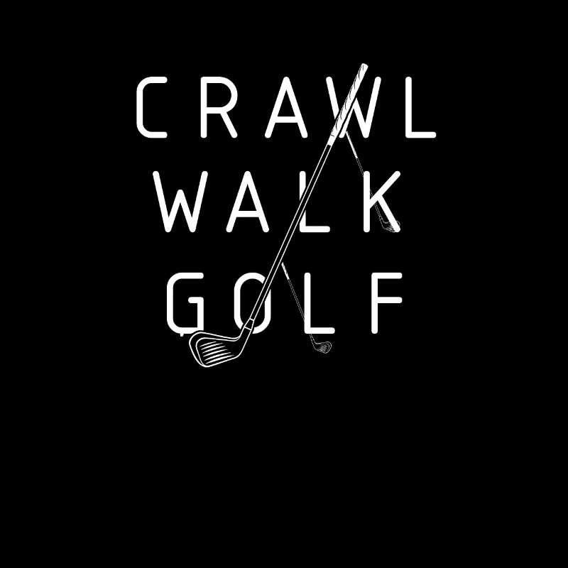 Ramper, courir, golf