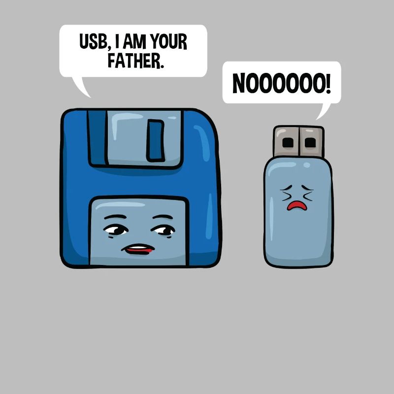 Diskette USB Stick Speicher PC Nerd Geschenk