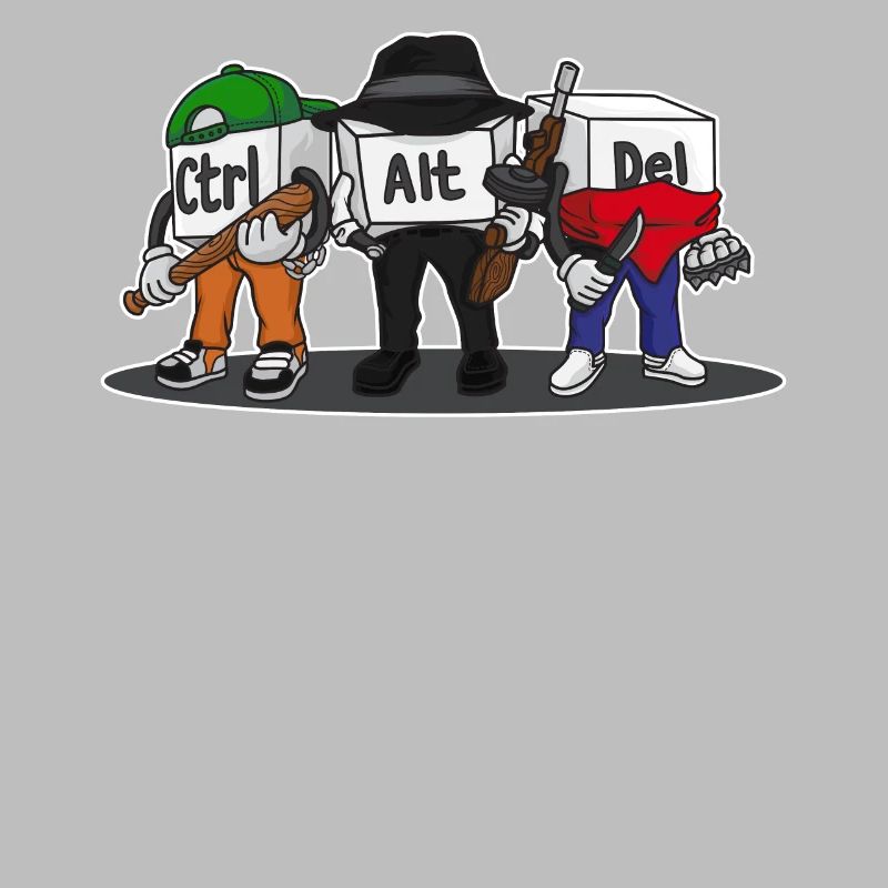 Ctrl Alt Del Computer Admin Nerd Geek Computer Scientist