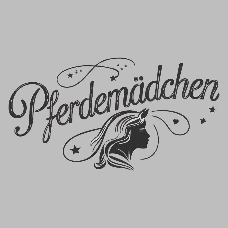 Pferdemädchen - Mädchen liebt Pferde