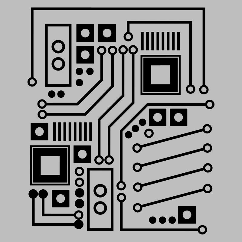 Circuit Board Circuit Board CPU Computer Shirt Gift
