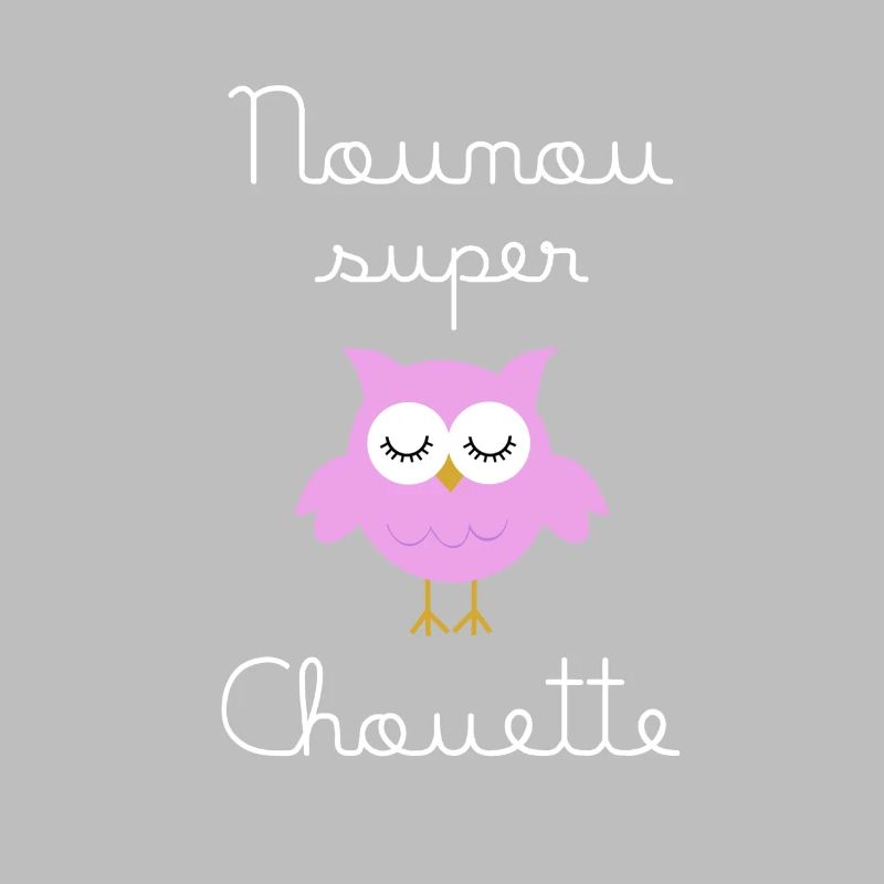 Nanny Super Eule (in weiß geschrieben)