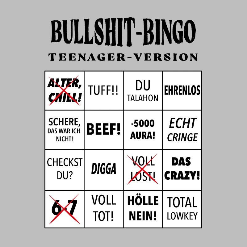 Bingo à la connerie – Version ado