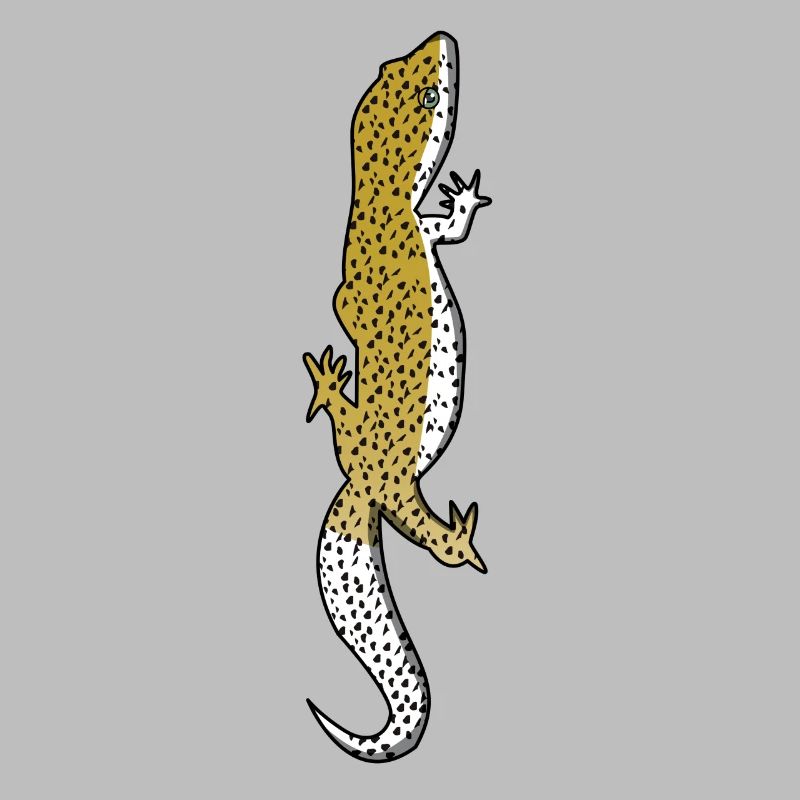 Eidechse - Gecko - Reptil - Geschenk - Echse