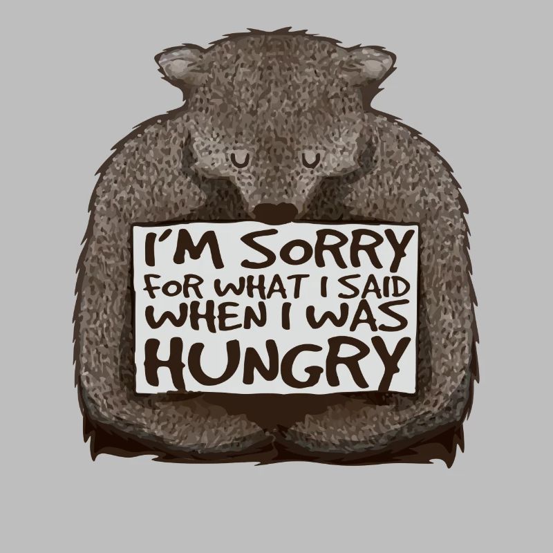 Désolé, j’avais faim.