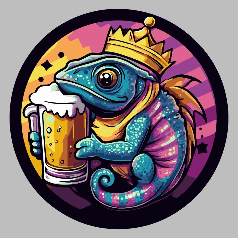 Chameleon Bier Comic