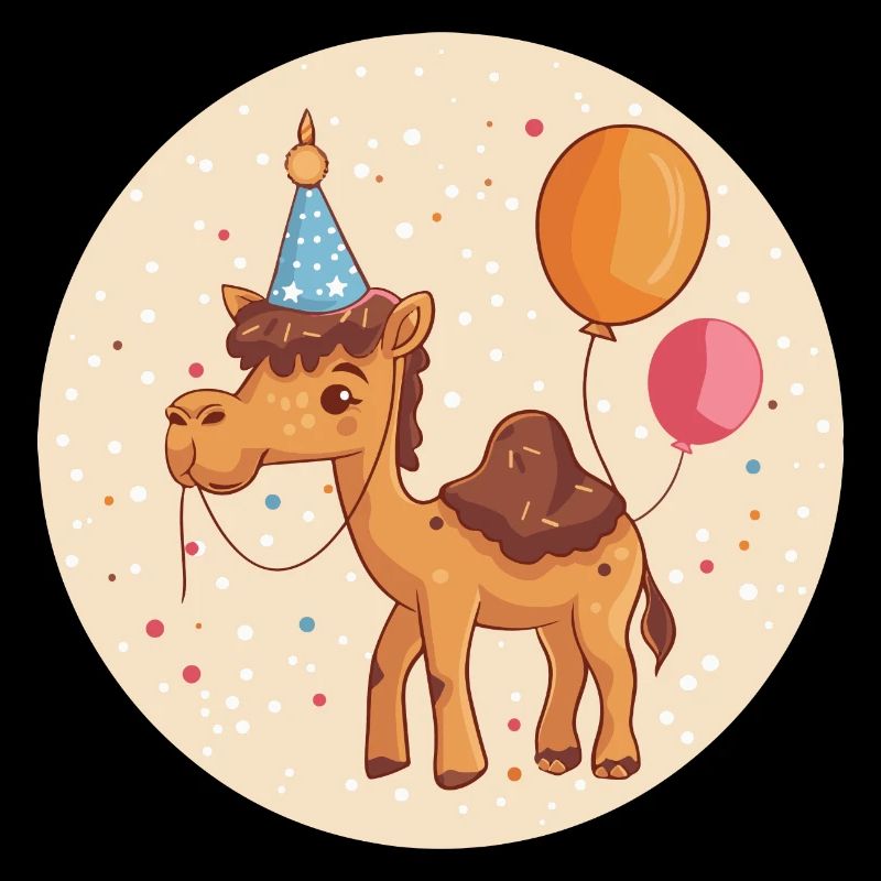 Kamel Geburtstag Comic