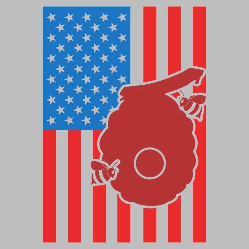 Beekeeping US Flag