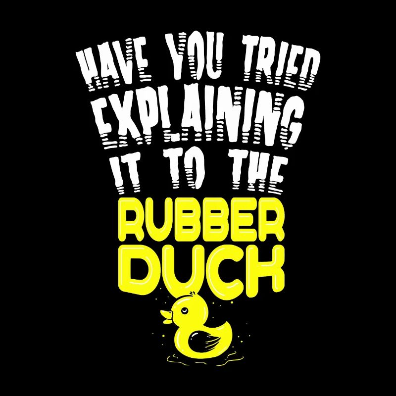 IT Nerd Programmer Developer Humor Rubber Duck