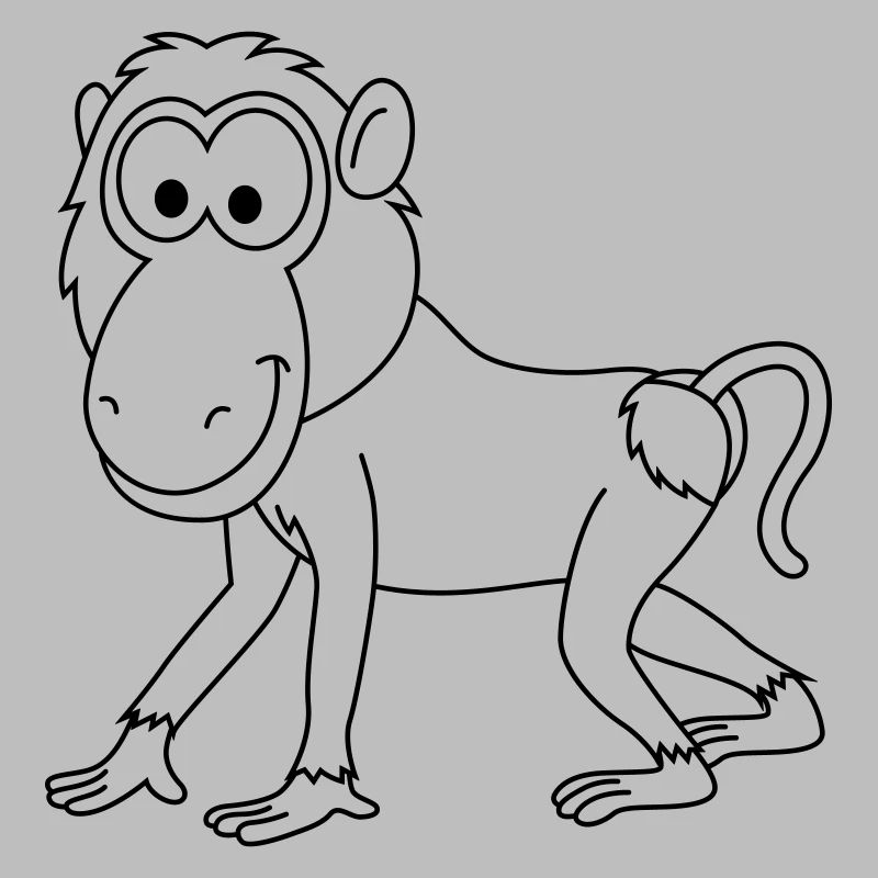 Monkey affe comic