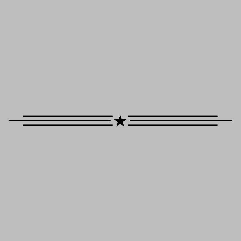 trait de symbole étoile