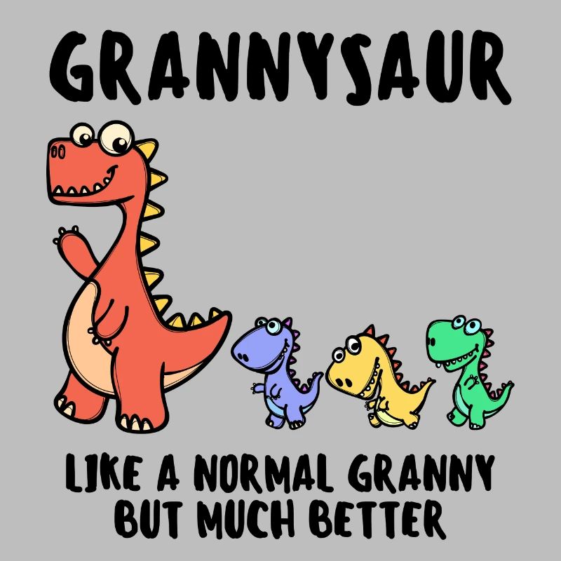 Oma Großmutter Dinosaurier Lustig Statement