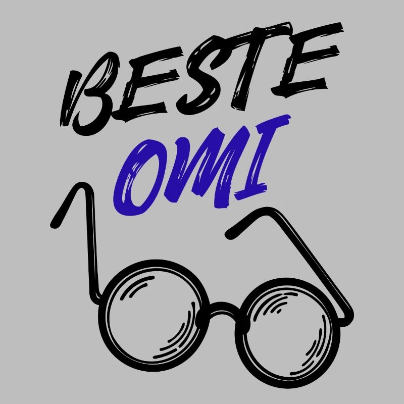 Oma Großmutter Beste Omi Brille Statement