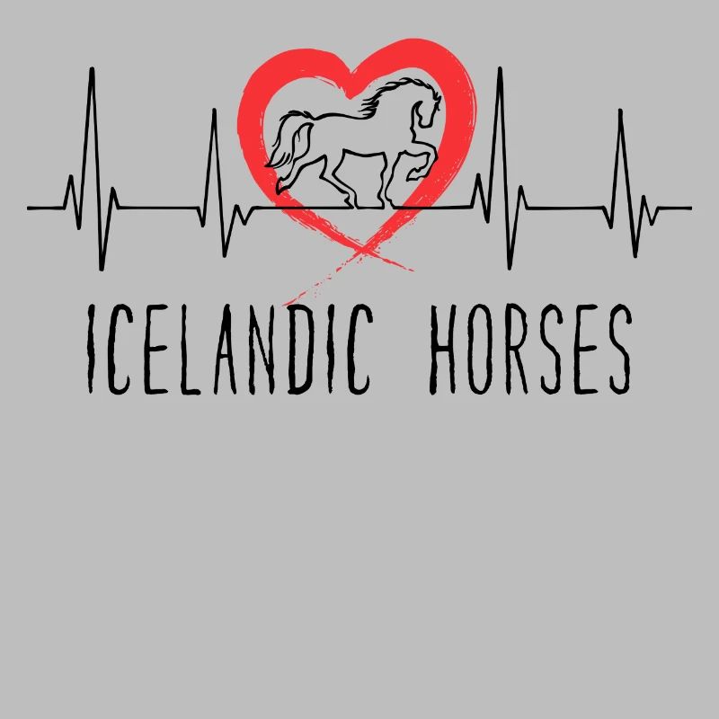 Islandpferde Statement Herz Pferde Pferdeliebe