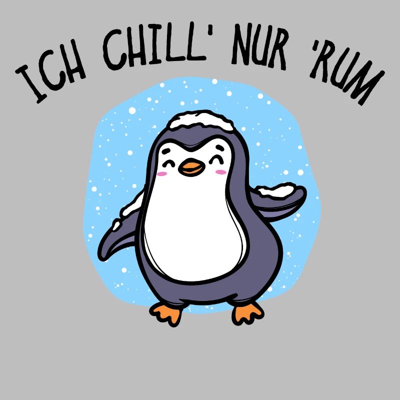 Kälte Pinguin Vogel Tier Eis Schnee Statement