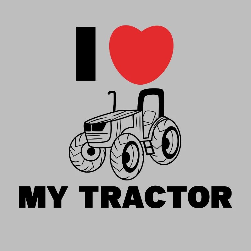Ackerbau Herz Ich Liebe Traktor Statement Bauer