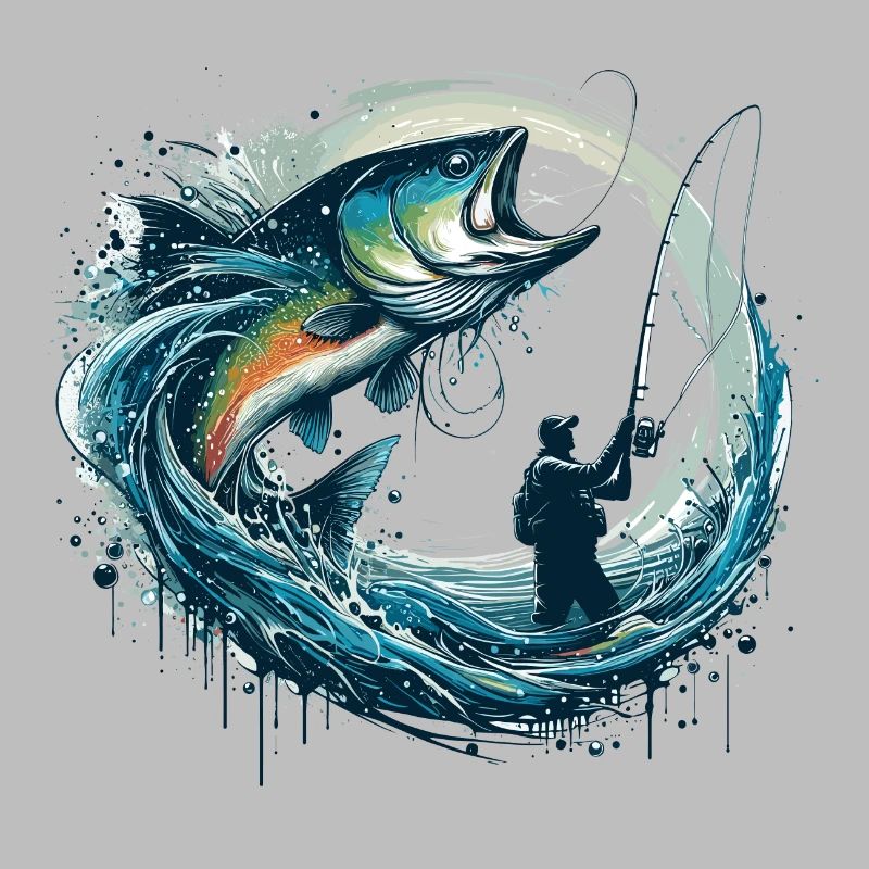 Cadeau dynamique de pêche