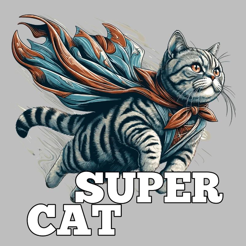 Super Katze Britisch Kurzhaar BKH getigert