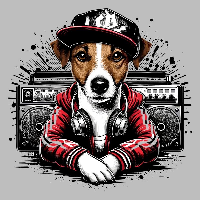 Jack Russell Terrier Ghettoblaster Geschenk