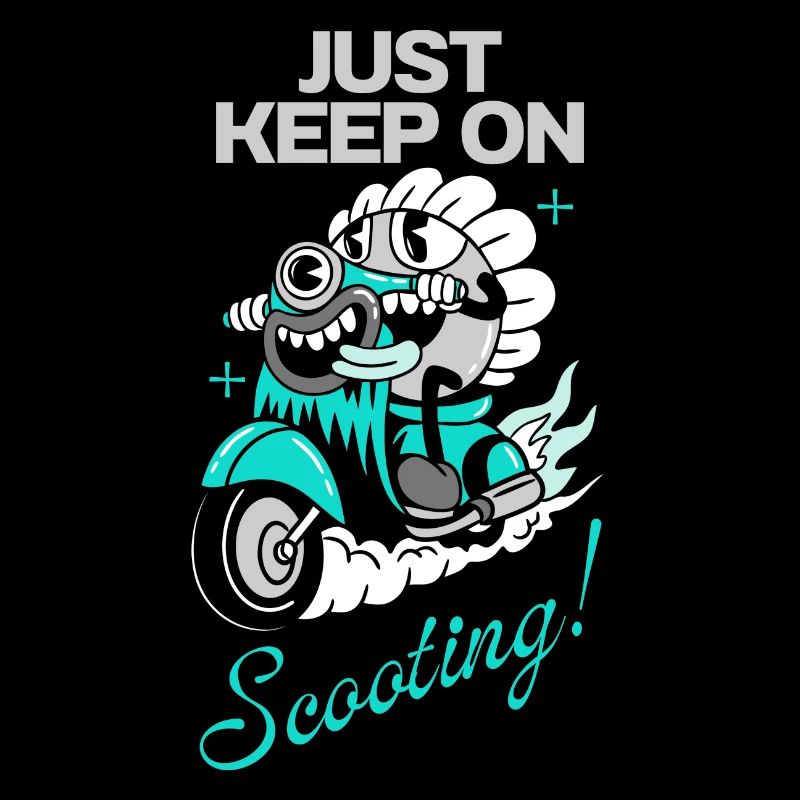 Just Keep On Scooting – Comic Scooter Fun