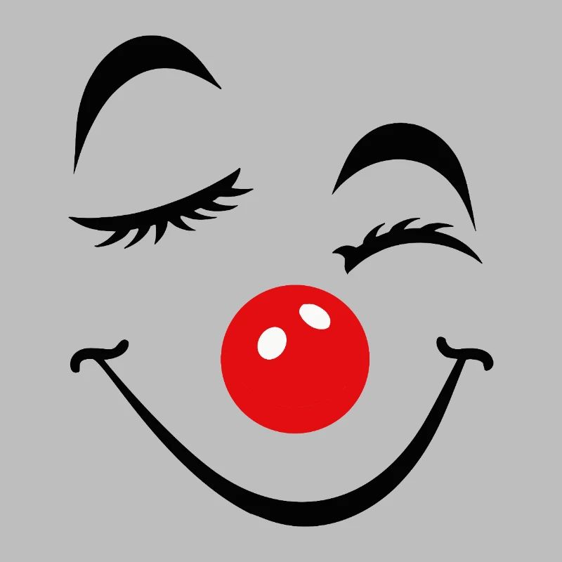 Carnaval du visage de clown joyeux Carnaval Carnaval