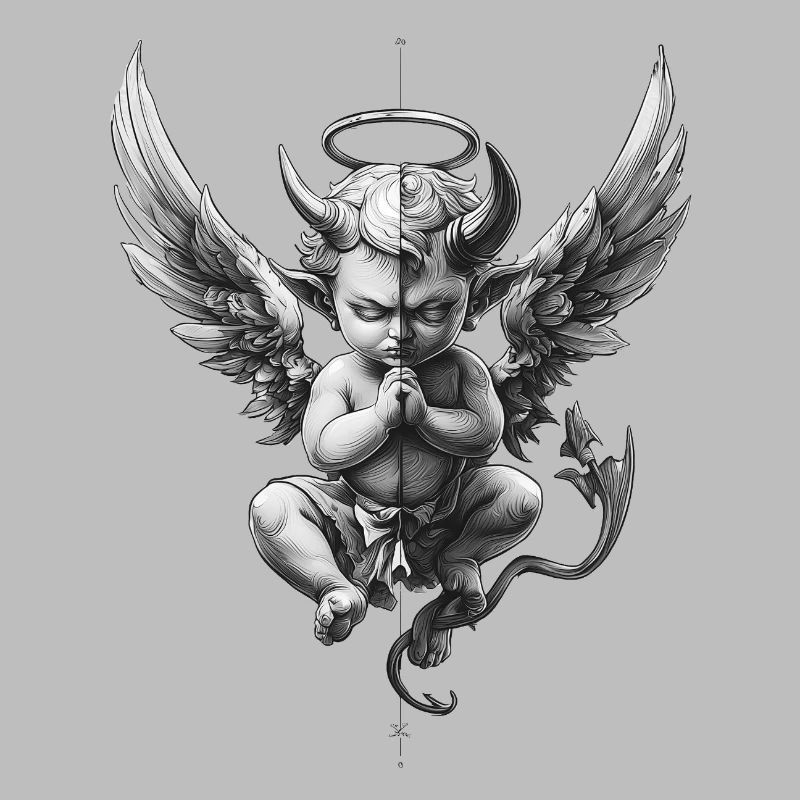 Angels and Devils: Black and White