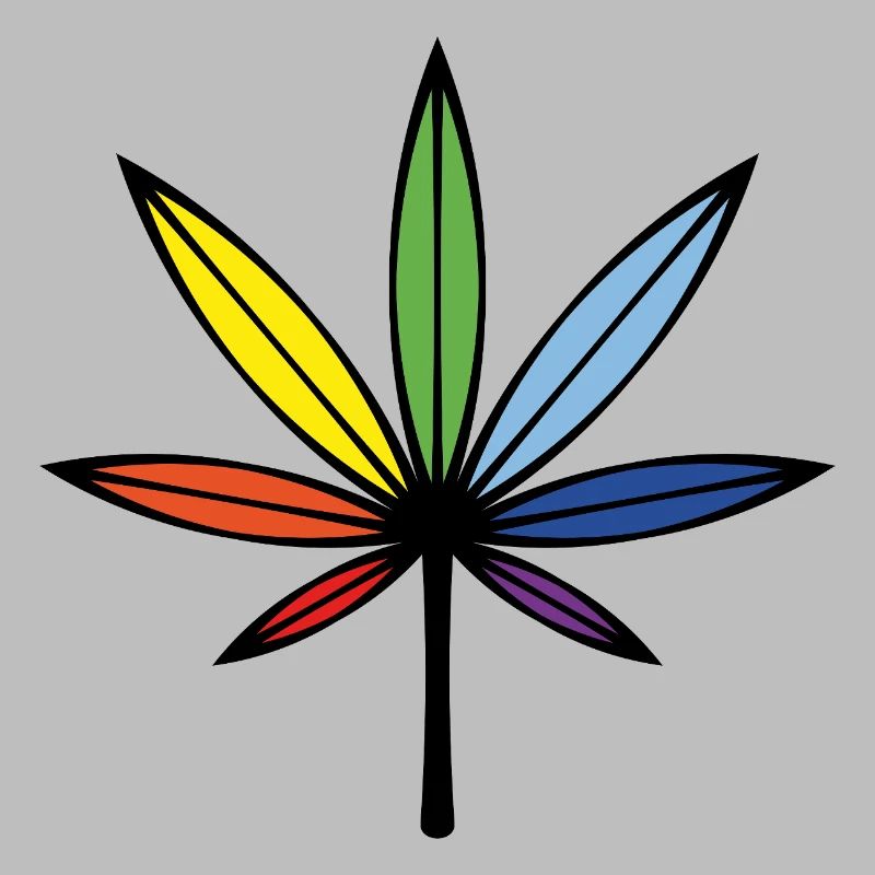Cannabis / Marihuana / Cáñamo (Esquema / Arcoíris)
