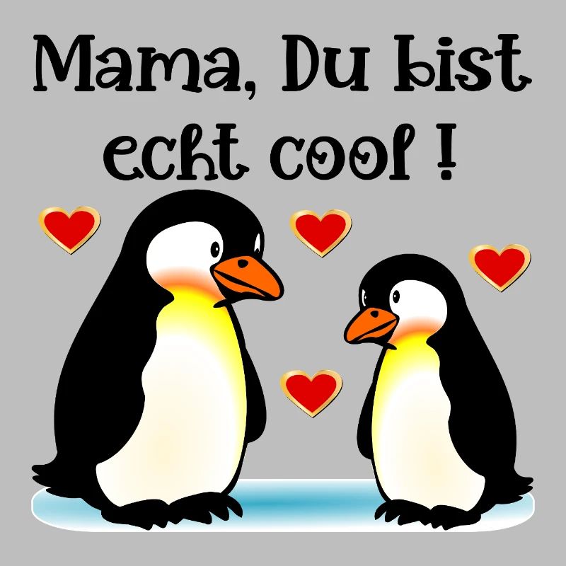 Komplimente Mama Muttertag Pinguine