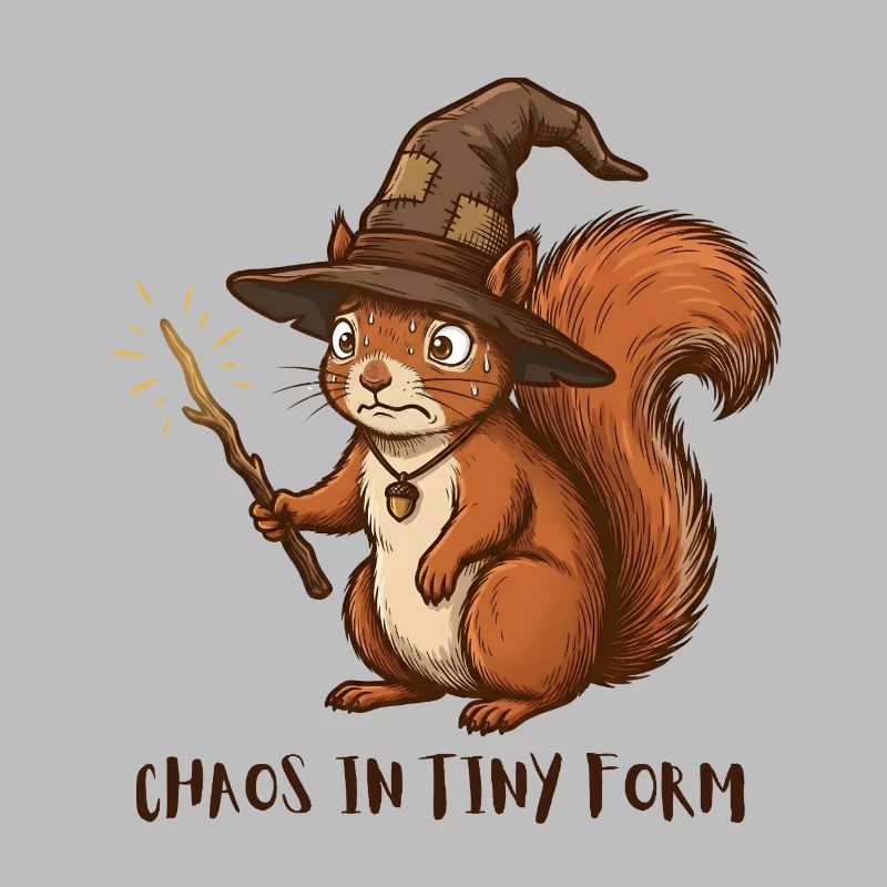 Chaos in Tiny Form – Feralcore Eichhörnchen
