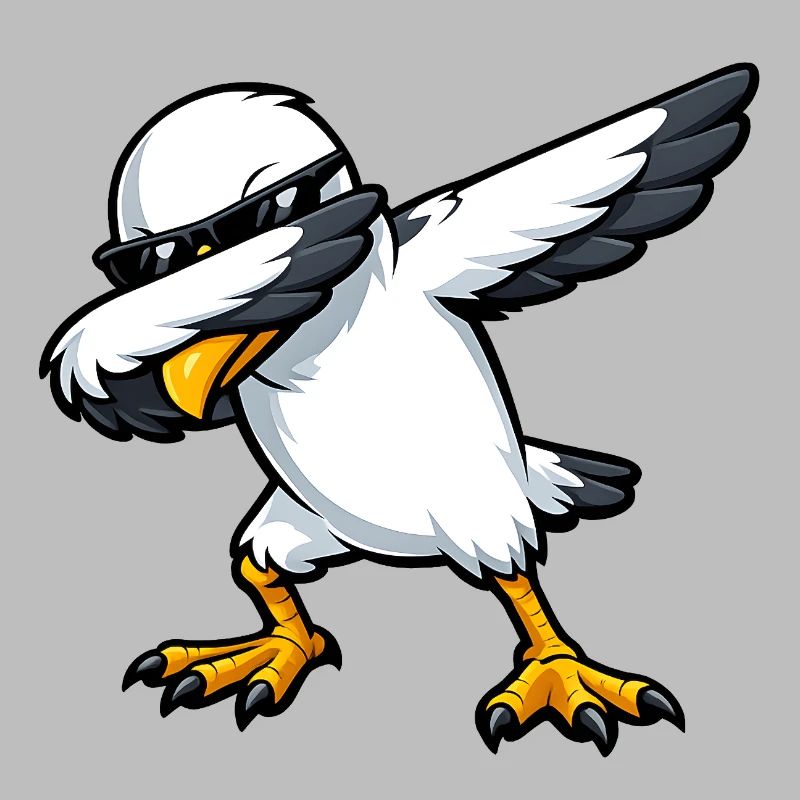Mouette à tamponner