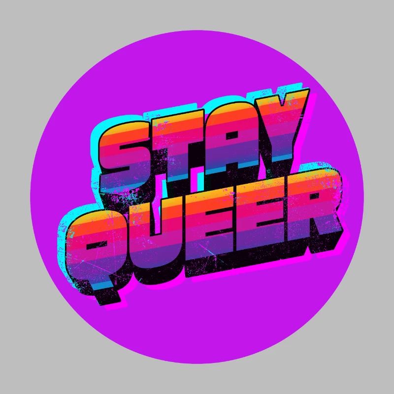 Reste queer rétro néon