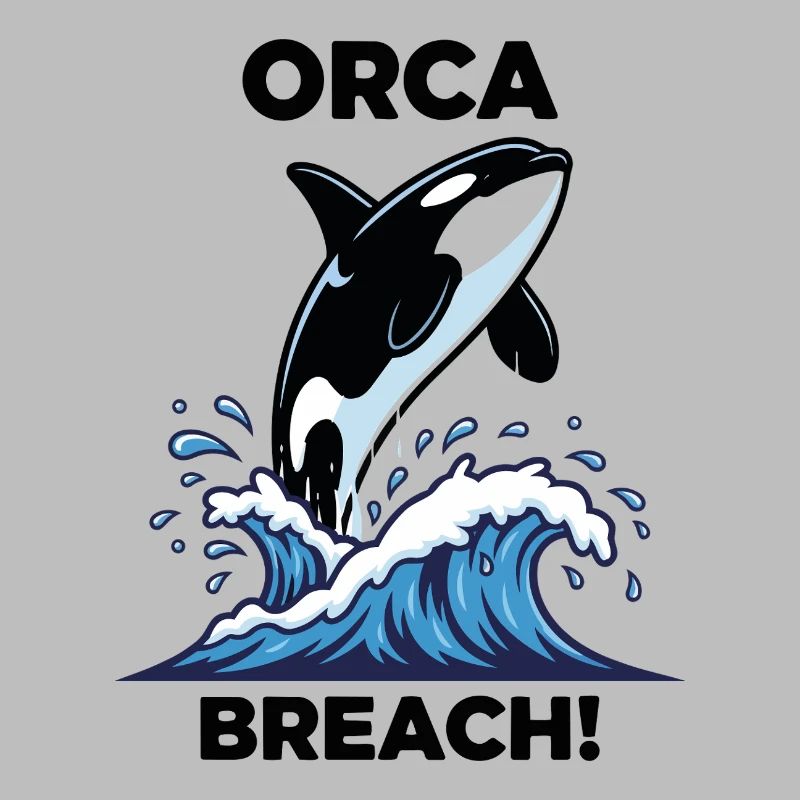 Orque Épaulard Breach Mer Orca